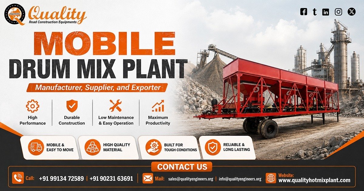 Mobile Drum Mix Plant In Maharashtra