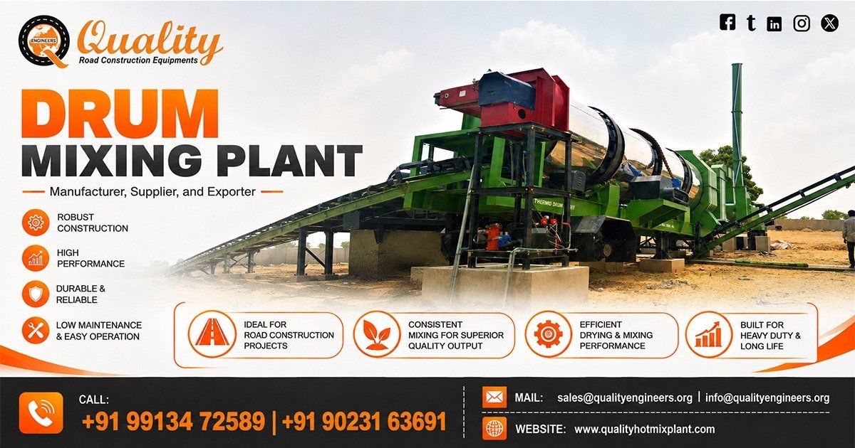 Drum Mixing Plant in Sweden