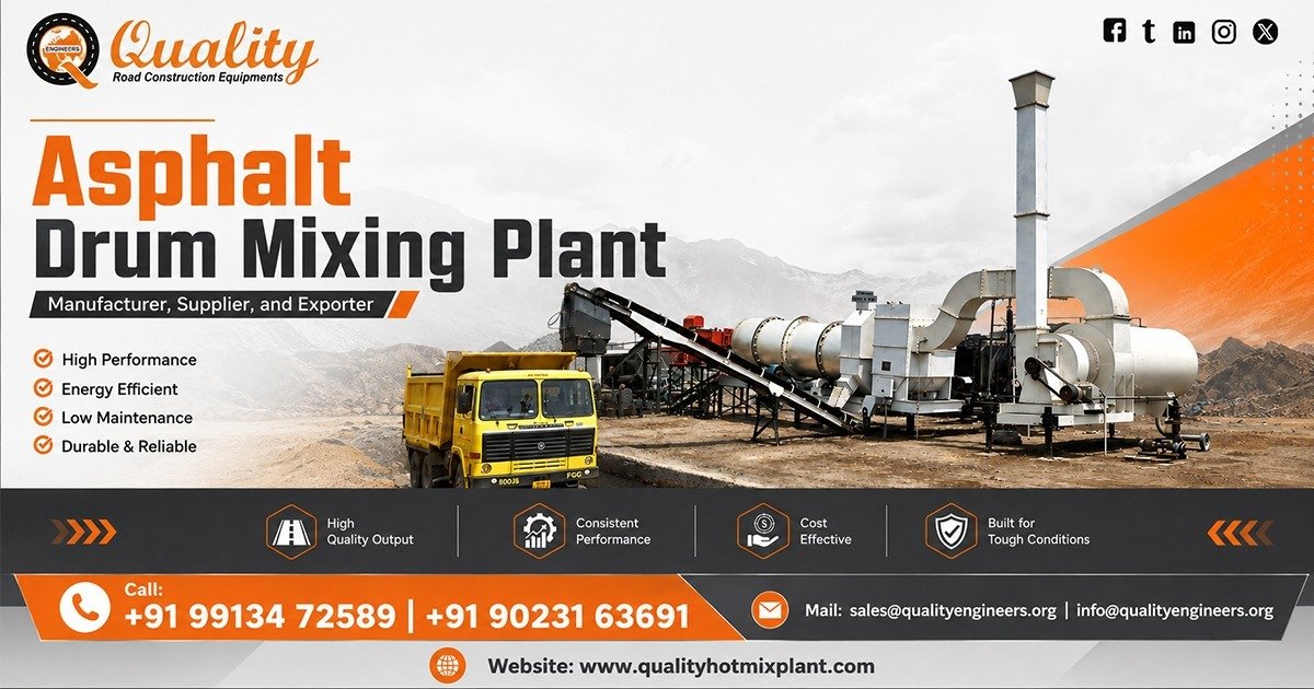 DM 50 Asphalt Drum Mixing Plant in Tunisia