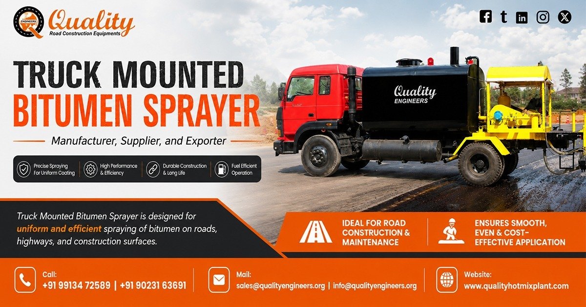 Truck Mounted Bitumen Sprayer in Assam