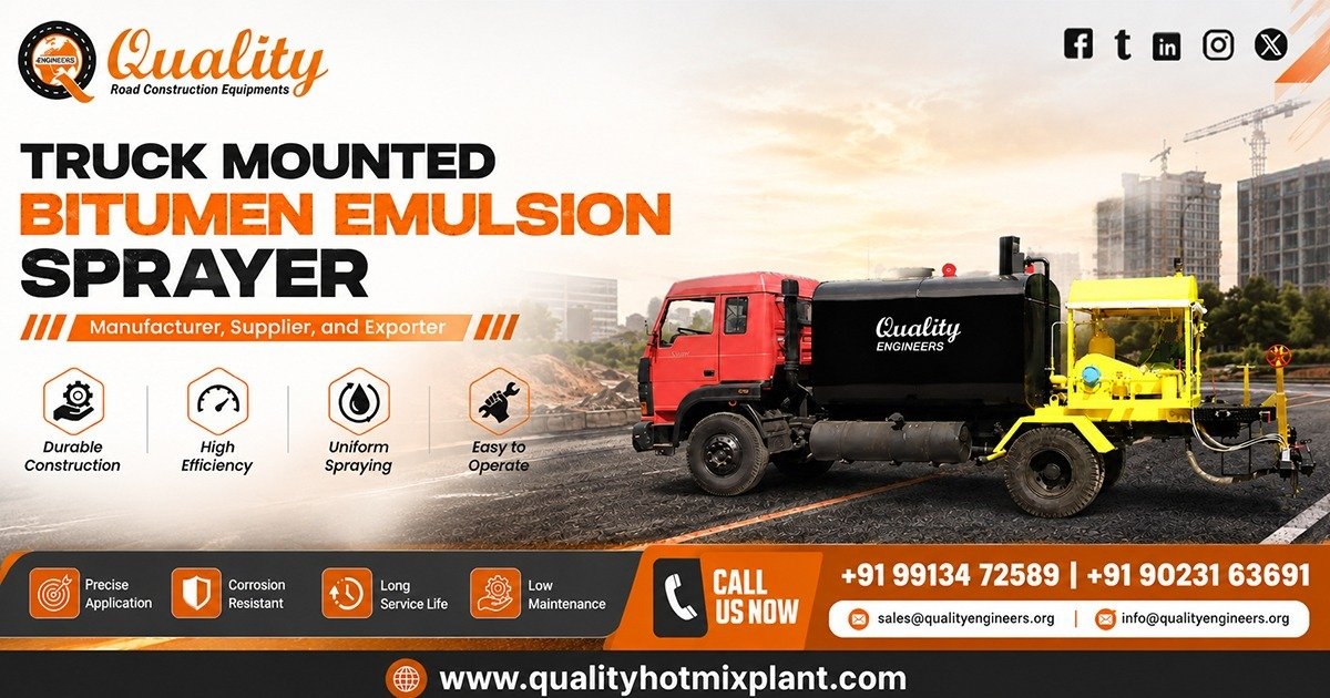 Truck Mounted Bitumen Emulsion Sprayer Supplier in Punjab