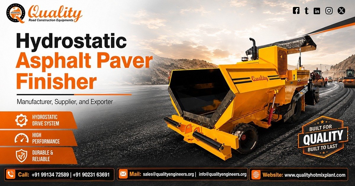 Hydrostatic Asphalt Paver Finisher in Uttar Pradesh
