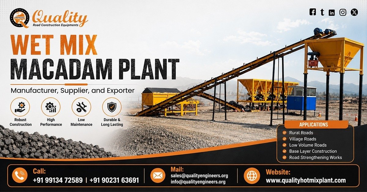 Wet Mix Macadam Plant in Assam