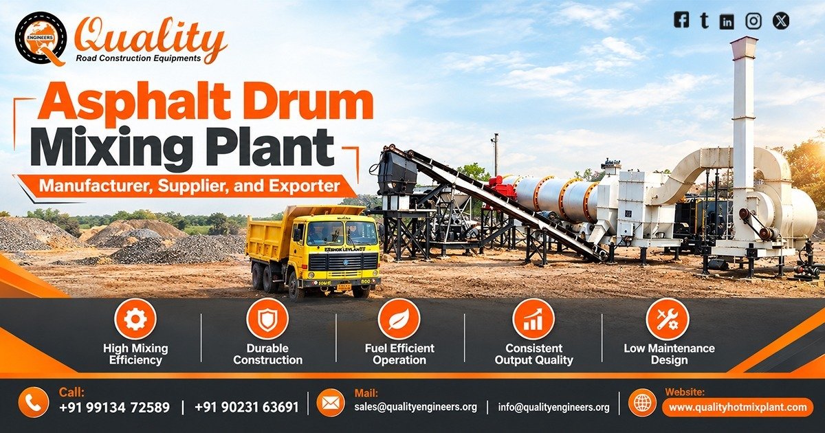 DM 60 Asphalt Drum Mixing Plant in Guyana