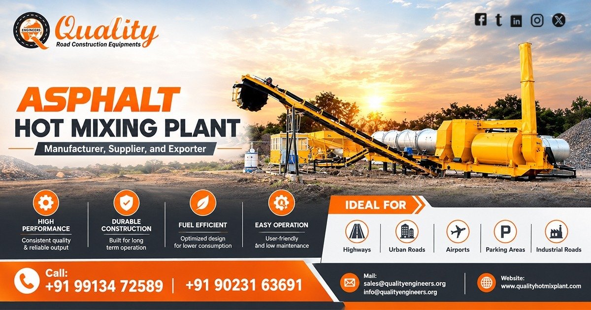 Asphalt Hot Mixing Plant DM-45 in Sweden