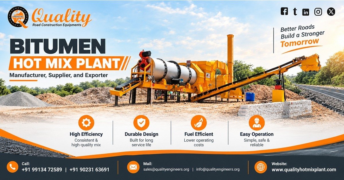 Bitumen Hot Mix Plant Supplier in Tamil Nadu