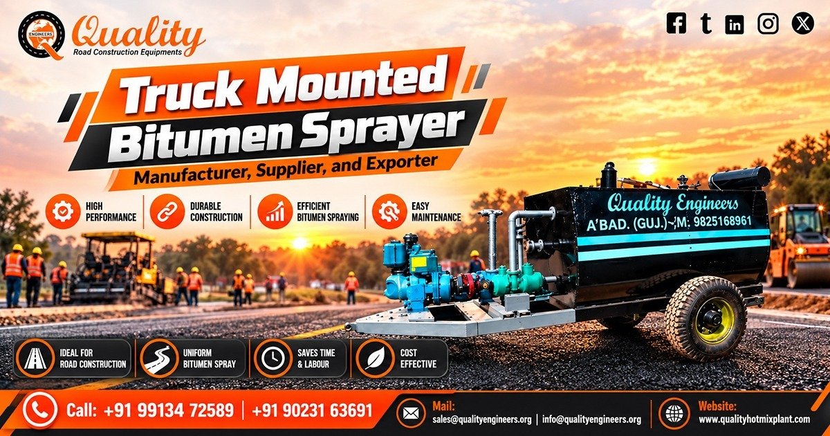 Truck Mounted Bitumen Sprayer in Telangana